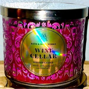 Bath & Body Works Wine Cellar 3 Wick Candle